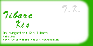 tiborc kis business card